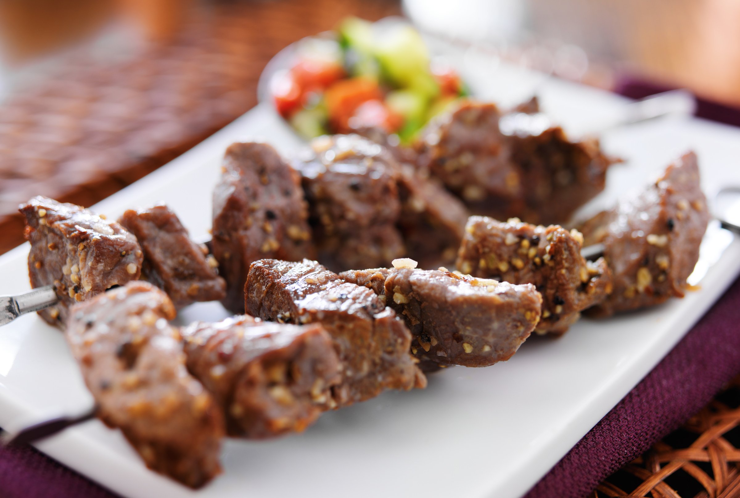 Beef Shishkabob Skewers